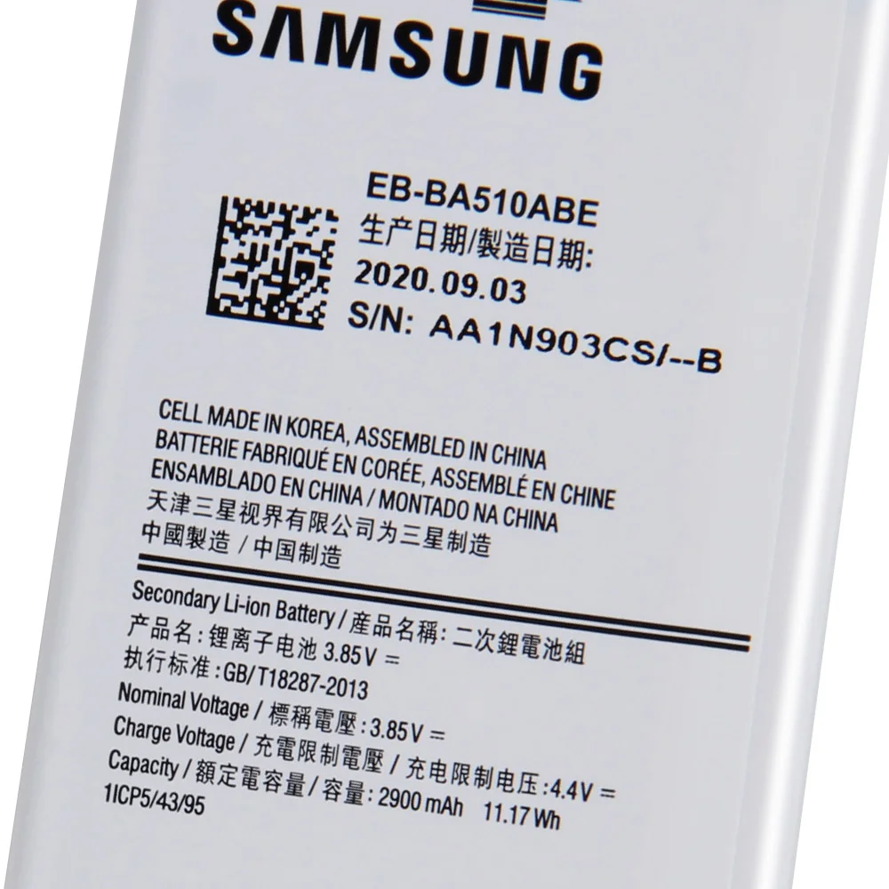 Оригинальная запасная батарея Samsung для Galaxy A510 2016 A5 версия настоящая телефона EB