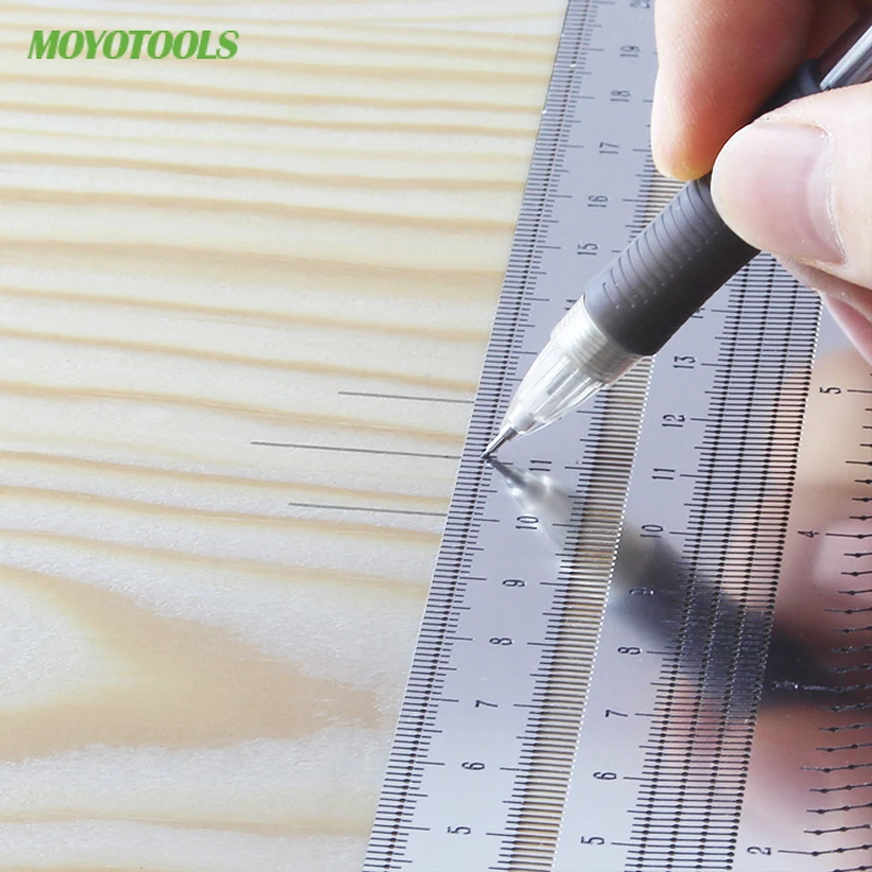 Multifunction Scale Ruler T-type Woodworking Measuring Tool