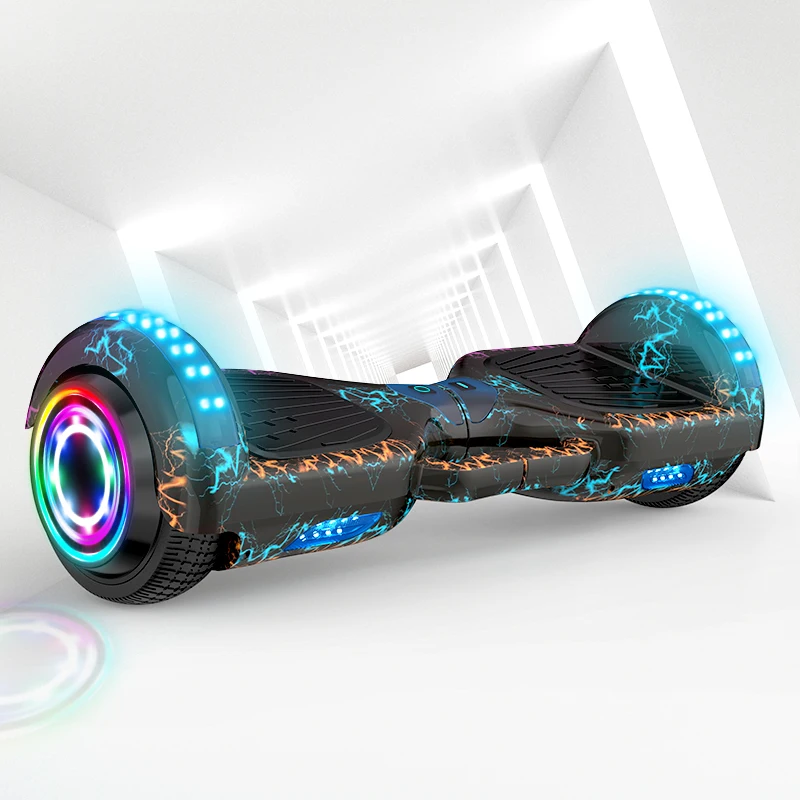 Two Wheels Intelligent Electric Hoverboard Scooter With LED