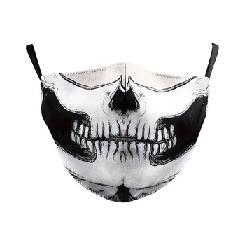 

New Face Skull Masks Anime adult Cosplay Mask Prop Unisex pumpkin Face protection Halloween props Street Half