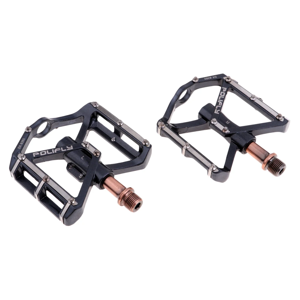 MTB Mountain Bicycle Road Bike BMX Flat/ Platform Pedals 3 Bearings 9/16inch