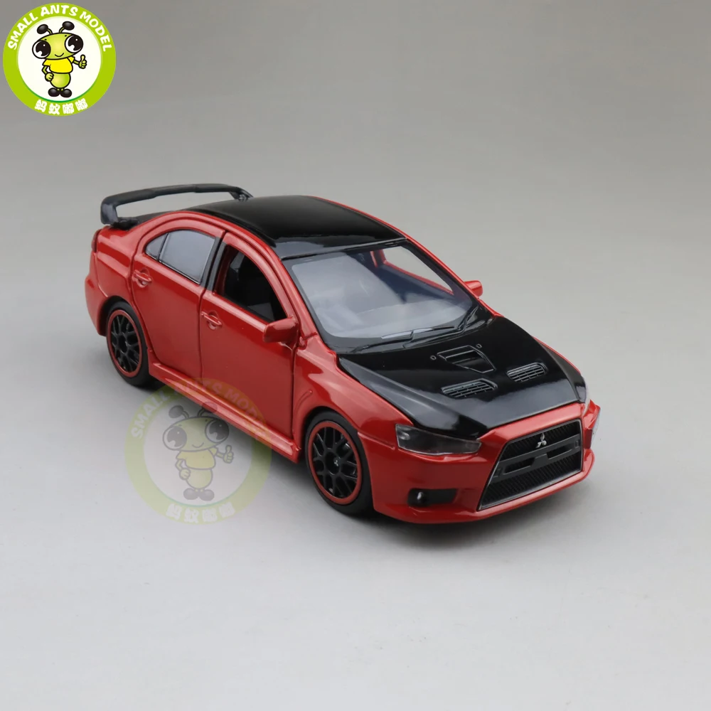 1/32 JACKIEKIM Mitsubishi Lancer EVO X 10 BBS RHD с черной крышей литая модель автомобиля игрушки для детей Подарки для мальчиков девочек