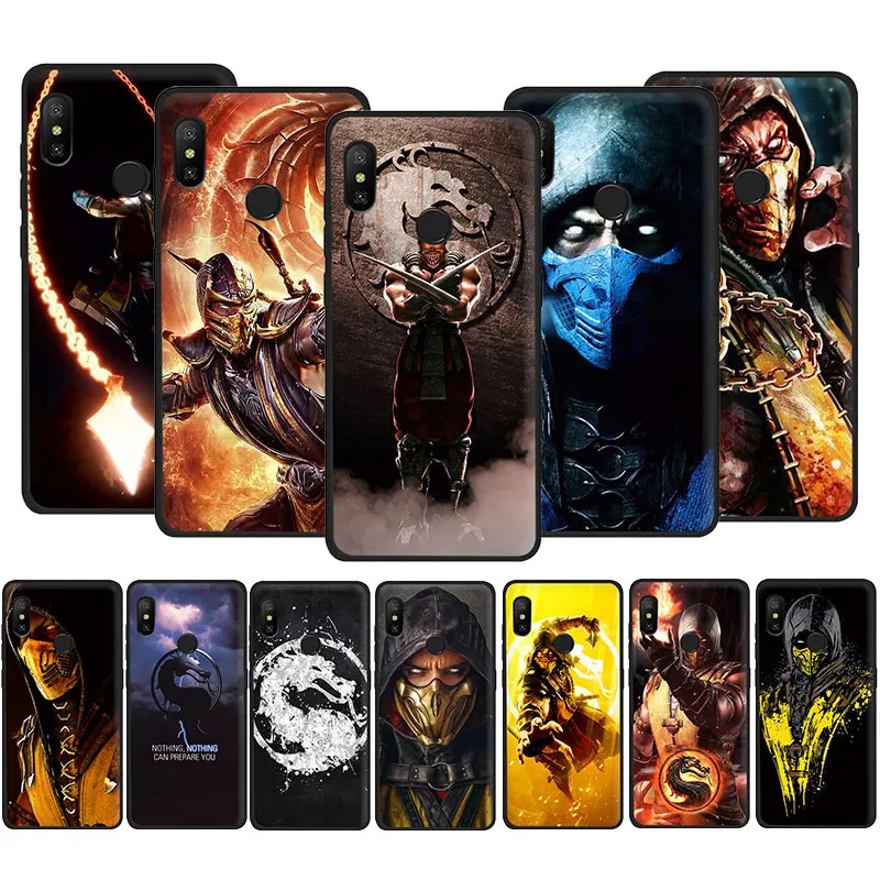 Мягкий силиконовый чехол Scorpion In Mortal Kombat из ТПУ для Redmi Note 5 6 7 8 9 Pro Max 8T 9S 5A Prime |