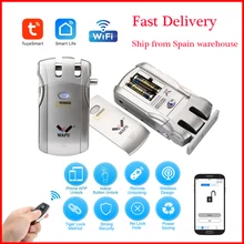 Wafu 019 pilot zamek bezprzewodowy wifi inteligentny zamek elektroniczny zamek bezkluczykowy niewidoczny zamek sterowane telefonem zamki hiszpania statek