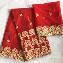 Индийский Базен riche getzner бассейна riche getzner из жаккардовой парчи с камнями последняя нигерийская Кружевная повязка на голову 5+ 2 ярдов/партия