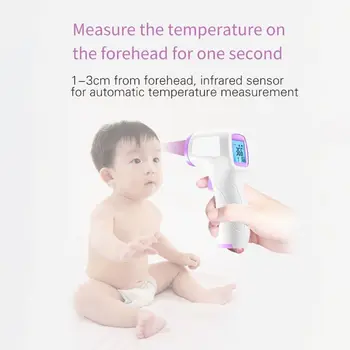

Forehead Thermometer Non Contact Infrared Thermometer Body Temperature Digital 63HF
