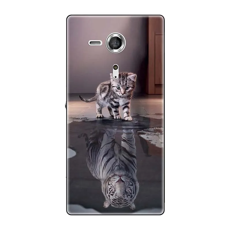 A210 Телефонные чехлы для sony Xperia SP M35 M35h M35C C5303 C5306 C5302 чехол с принтом(розы); волк милый чехол-крышка с узорами чехол для телефона чехол Fundas Para - Цвет: A210