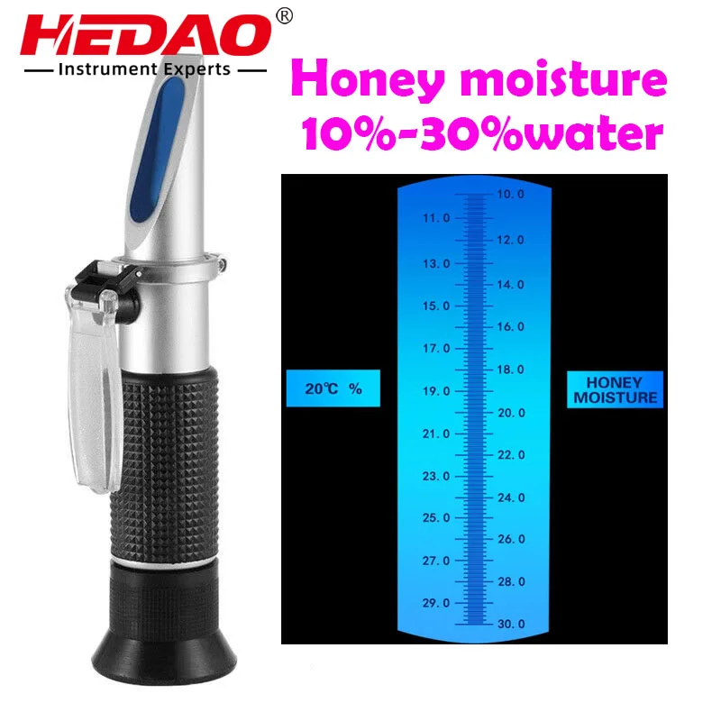 

Beekeeper honey moisture refractometer 10%-30%water include plastic box