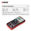 Digital Multimeter AN8008 9999 Counts Transistor True RMS Tester  Auto Electrical Testers Voltage capacitor Power Meters  Test 6
