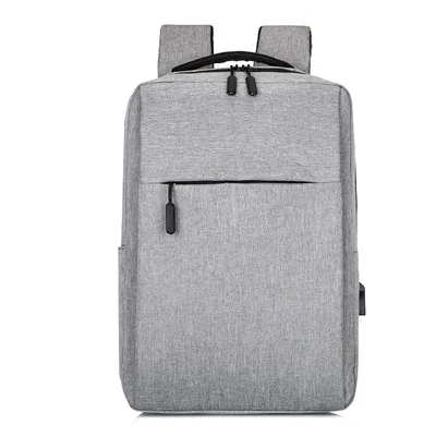 Grey Школьные сумки унисекс для ноутбука дорожная сумка Противоугонная USB зарядка нейлоновые подростковые мужские большие водонепроницаемые Рюкзаки ZF10331 - Цвет: Grey