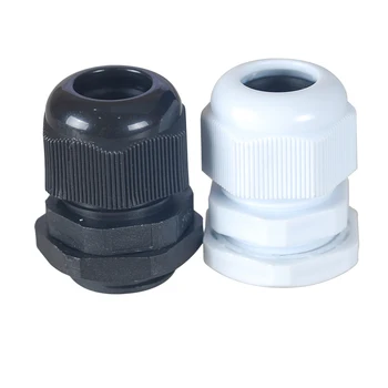 

50pcs PG21 Cable Gland Connector IP68 Waterproof Nylon Plastic PA Wire Cable Joint Glands for 13-18mm