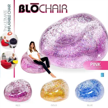 

Lazy sofa water sofa inflatable recliner outdoor single sofa outdoor folding recliner transparent stool leisure stool camping