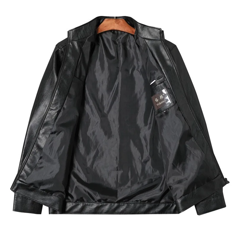 Flash Sale PU Leather Jacket Men Fur Coat Motorcycle Casual Slim Outwear Biker Jacket Male Black Clothing Plus Size Chaqueta Moto Hombre