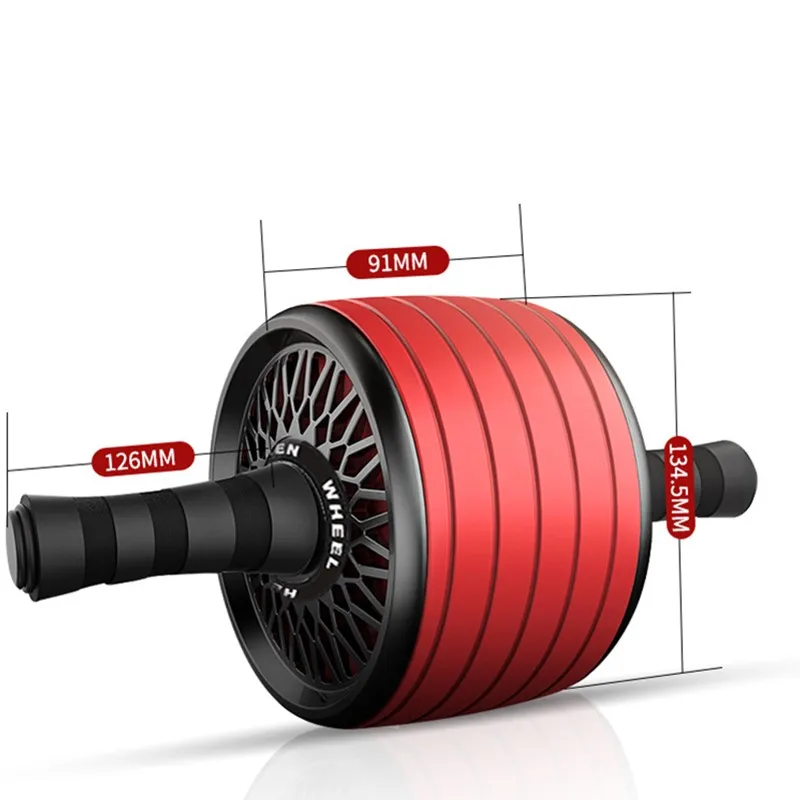 TPR шире AB ролик для пресса пресс тренажер без шума с ковриком для брюшного сердечника Тренировка мышц колесо тренажерный зал домашнее оборудование для фитнеса стрейч Бодибилдинг тренажеры