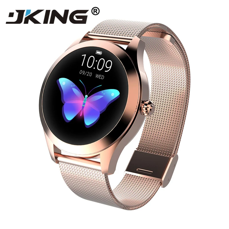 

KW10 Women Smart Watch Lady Fitness Bracelet Smartwatch Clock IP68 Waterproof Heart Rate Monitor For Android IOS Sport Tracker