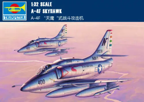 Трубач 02267 1/32 реактивные A-4F Skyhawk Штурмовик Истребитель модель TH06894-SMT6 | Игрушки и