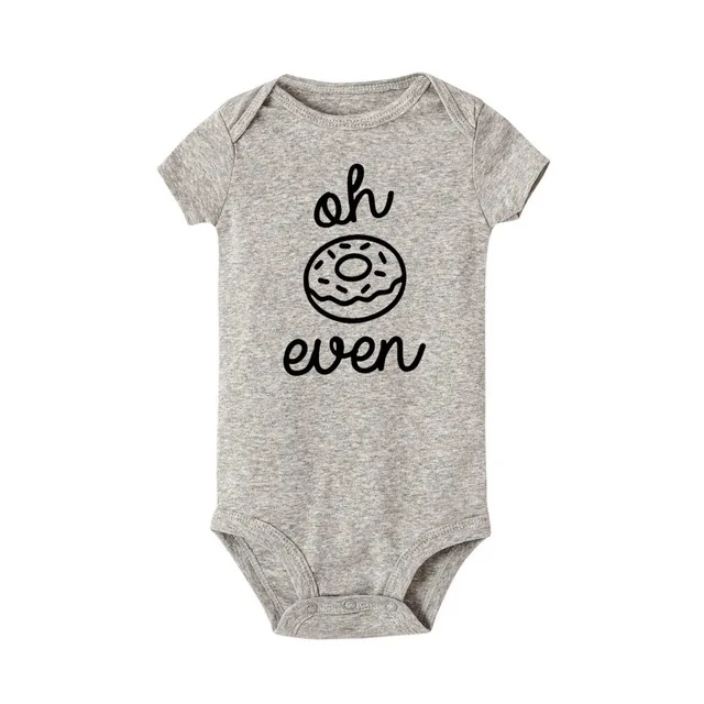 

Newborn Toddler Bodysuit Oh Donuts Even Print Short Sleeve Baby Clothes Boys Girls Summer Cotton Cute Body Jumpsuit