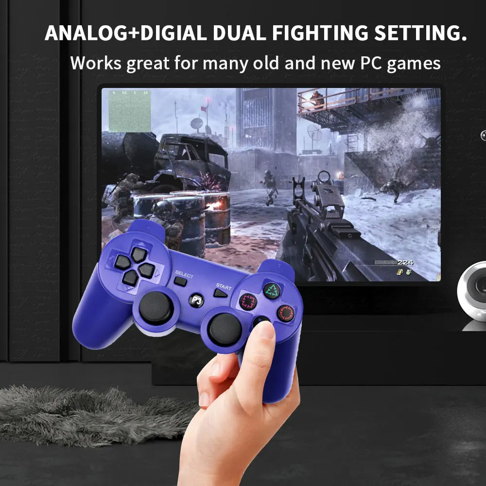 

Wireless Bluetooth Gamepad Compatible For Ps3 Game Controller For The Controller Console Of Playstation 3 Game Accessories