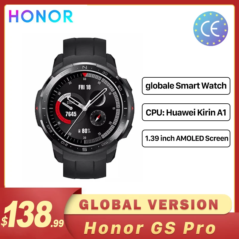 Смарт-часы Honor Watch GS Pro глобальная версия спортивные часы 1 39 дюйма экран 2