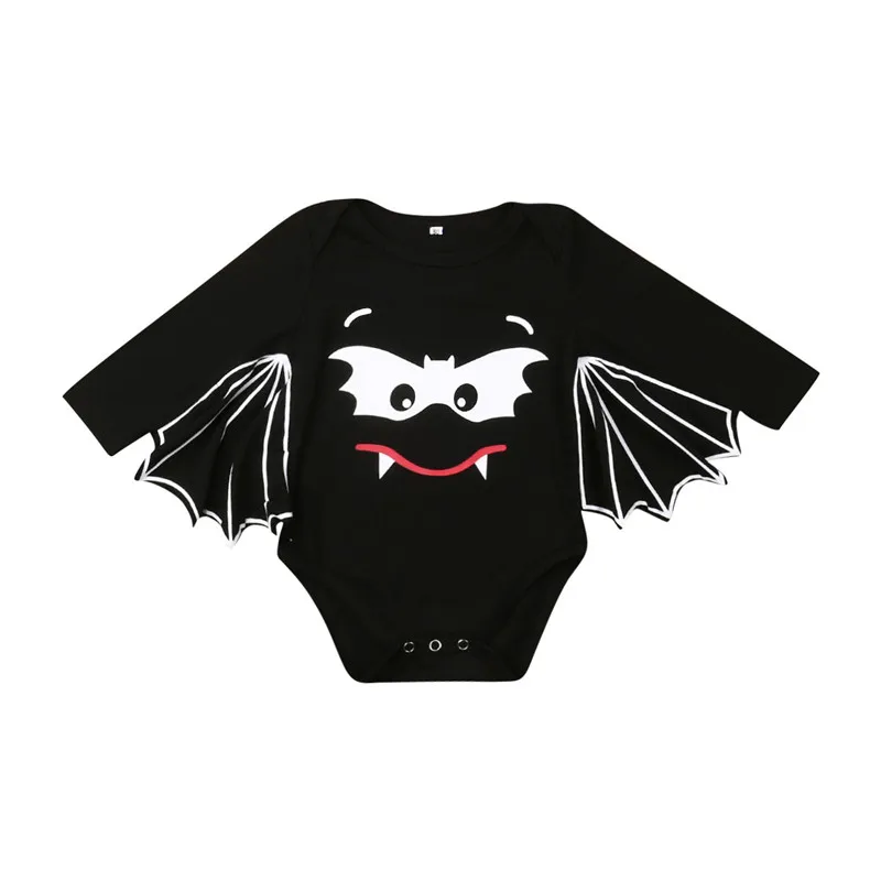 

Toddler Brother Sisters Halloween Bat Clothes Kids Girl Boy Romper T-Shirt Tops