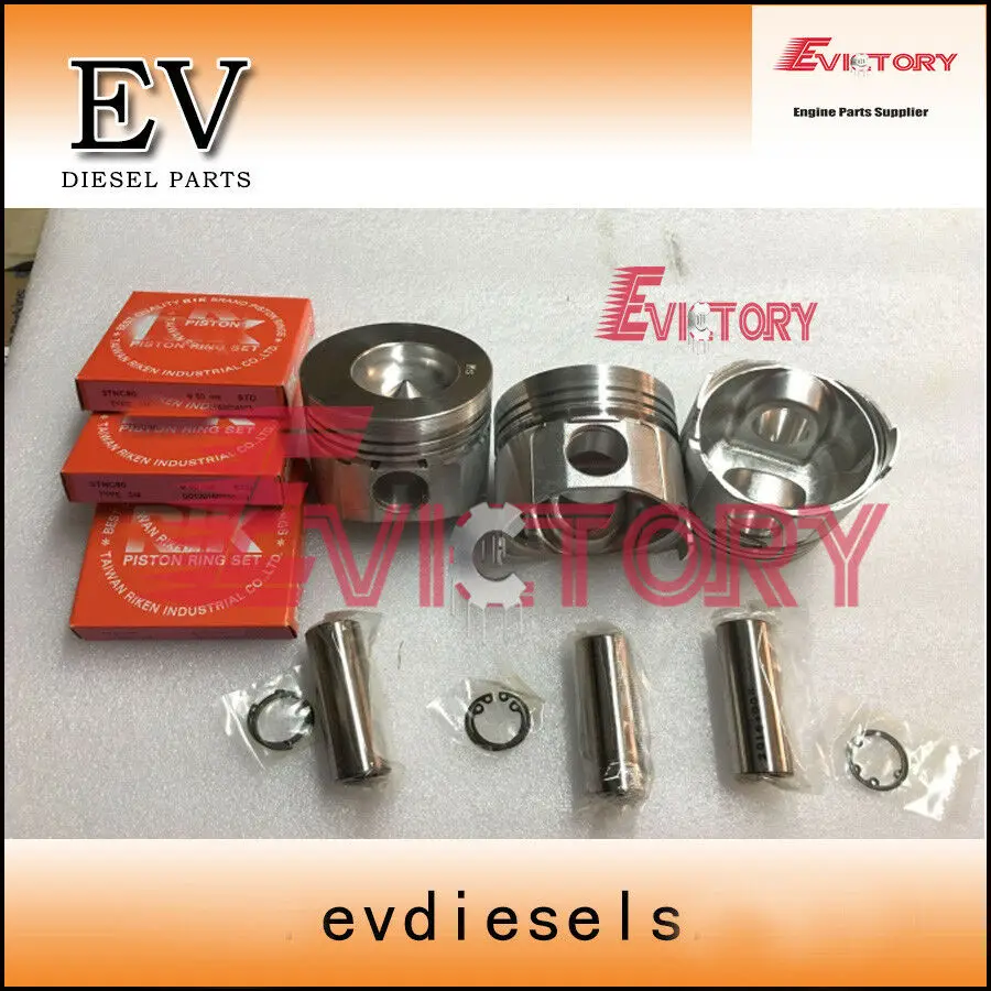 

Для YANMAR 3T80 3TN80 3TNC80 Набор для ремонта поршневое кольцо цилиндрическая втулка прокладка