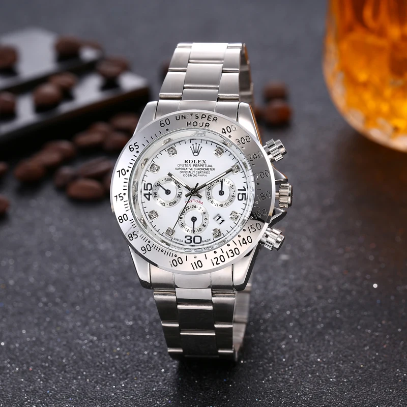

Rolex- Men Watch Luxury Brand Ceramic Bezel Mens Quartz watch Movement Designer Watches Wristwatches2178358