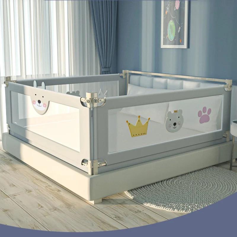 BabyFenceBedRailsKidsPlaypenChildCareToddlerCribSecurityFencingChildrenGuardrail