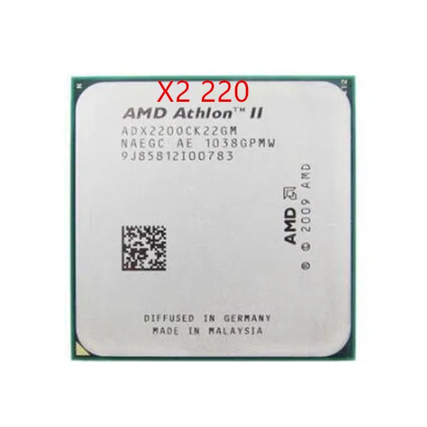 PROCESADOR AMD Athlon II X2 220 CPU (2,8 Ghz/ 1M /2000GHz) Socket am3 ...