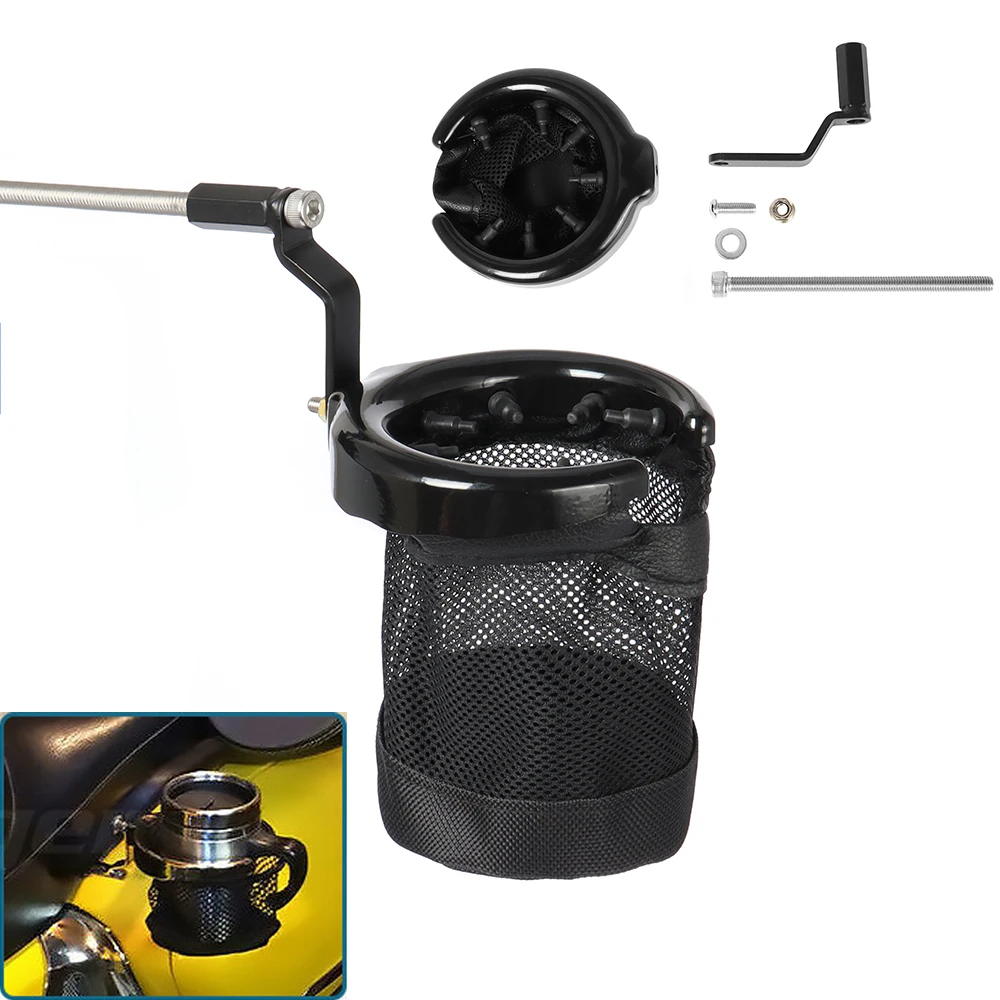 Motorcycle New Rear Passenger Drink Cup Holder For Honda Goldwing 1800 GL1800 ABS 2001-2015 F6B 2013-2015 Drinking Holder Cup motorcycle phone gps water cup holder bracket mount support frame for honda goldwing gl 1800 f6b tour dct airbag 2018 2021