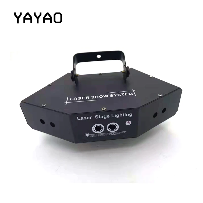 YA Yao Sector шестиглазная Лазерная лампа AC110-240V 50 = 60 Гц идеальный эффект сценический свет для DJ Дискотека вечерние клубы освещение RGB свет