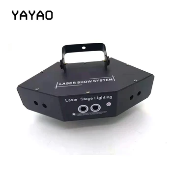 

YA Yao Sector Six-Eye Laser Lamp Perfect Effect Stage RGB for DJ Disco Party AC110 240V 50=60HZ 12V 30W Bar