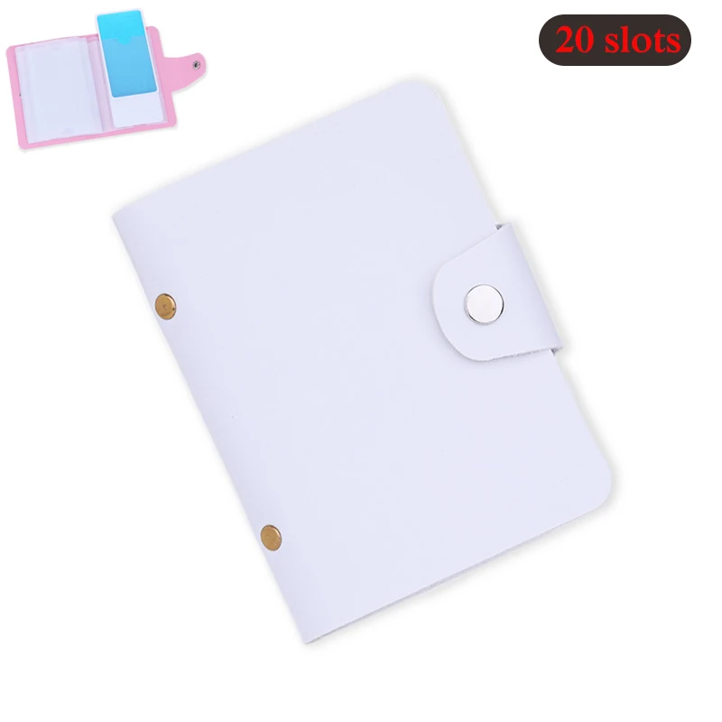 20 slots-white NICOLE DIARY 72 слота голографическая штамповочная пластина чехол лазерный серебряный розовый прямоугольник круглый дизайн ногтей тарелка-Органайзер держатель сумка - Цвет: 20 slots-white