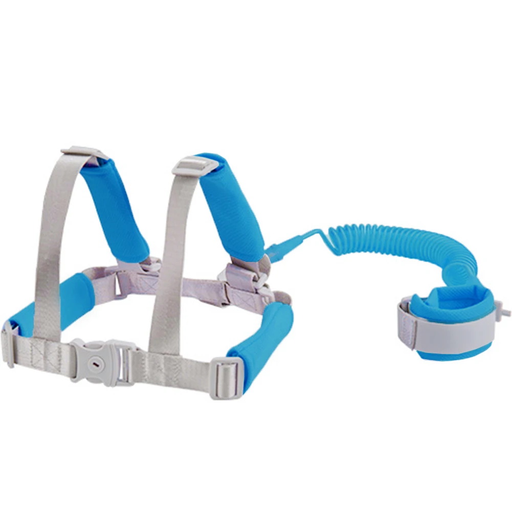 

Non Slip Anti-Lost Bracelet Traction Rope Harness Baby Shoulder Strap Walking Adjustable Durable Safety 2 In 1 For Children