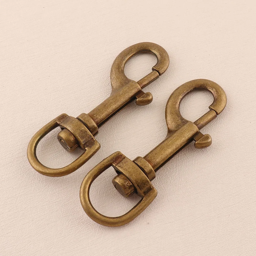 

4 pcs Metal Swivel Trigger Snap Hook Buckle Hardware Sets Dog Collar Leash Durable Cat Lead Straps DIY Pet Accessories Craft