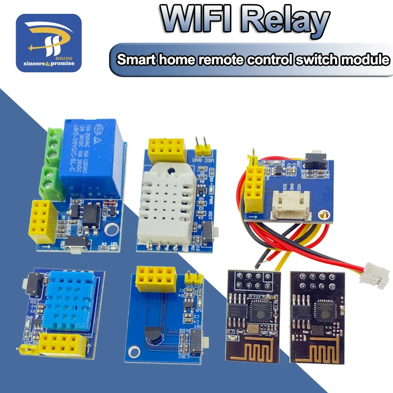 Wifiリレーモジュールesp8266,5v,ds18b20,dht11,dht22,rgb ledコントローラー,スマートホーム用,リモート