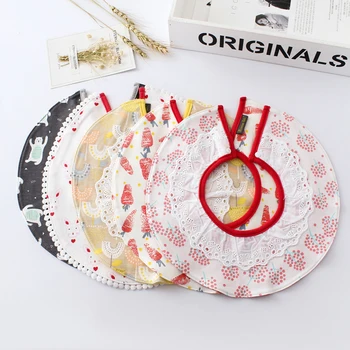 

Baby Bibs Saliva Towel Infant Burp Cloths 360 Round Feeding Bib Cotton Toddler Bib Cartoon Bandana Bibs Baby Stuff Accessories