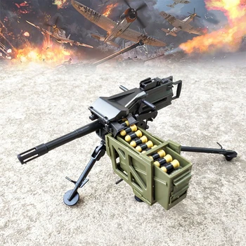 

1/6 4D Weapon Block Toys US MK19 Heavy Machine Gun Launcher military weapon Model for 12inch Action Figure Sence DIY