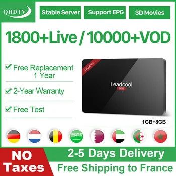 

Arabic IPTV Dutch Belgium Leadcool Pro Android 8.1 RK3229 4K H.265 QHDTV Subscription 1 Year IPTV Germany Morocco No APP Include