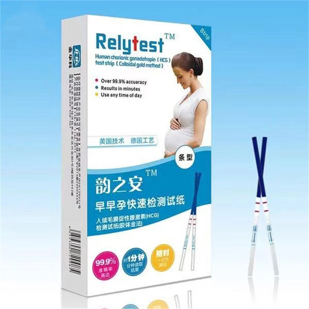 10Pcs Early Pregnancy Testing Stick Pen Predictor HCG Pregnant Rapid Reliable Test Measuring Kit |
