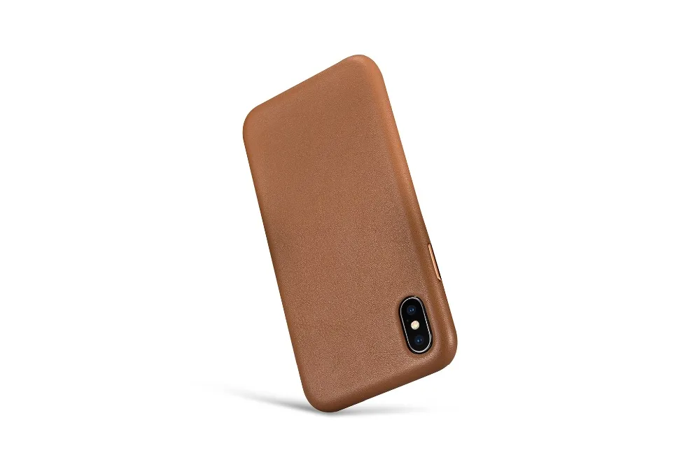 Бренд Icarer для iPhone XS MAX, чехол из натуральной кожи, чехлы для телефонов, подходит для iPhone XS MAX, ультра тонкая задняя крышка