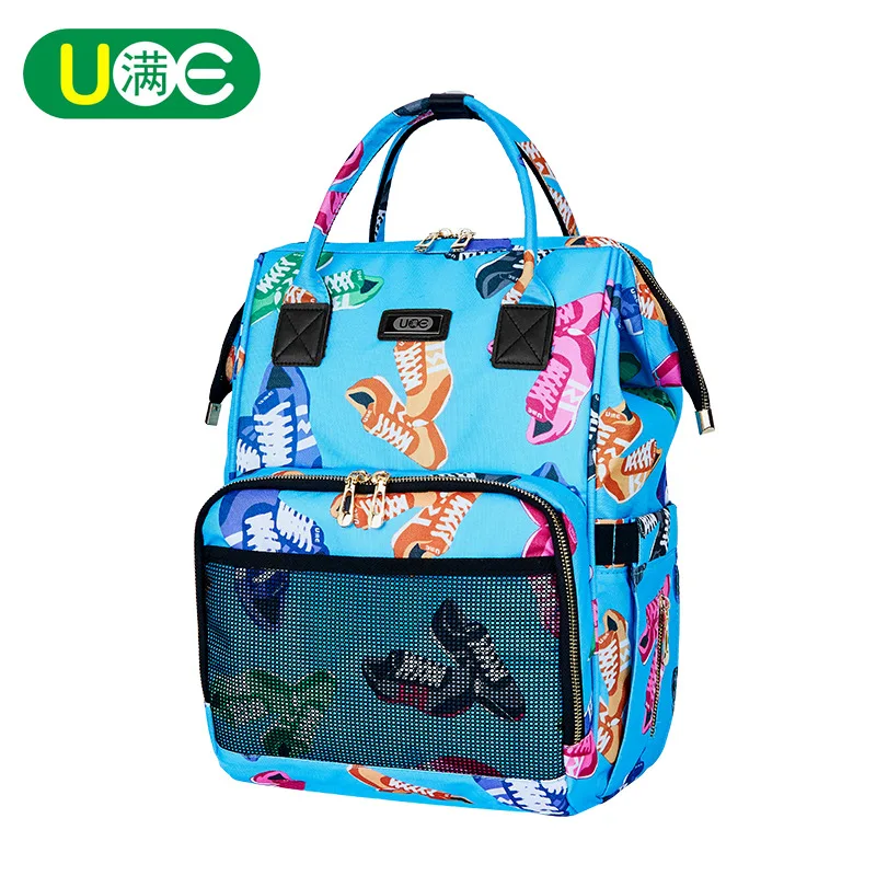 

The New Mummy Bag Shoulder Diaper bag Fashion Simple High capacity Maternal Travel Waterproof Anti-theft Insulation Storage
