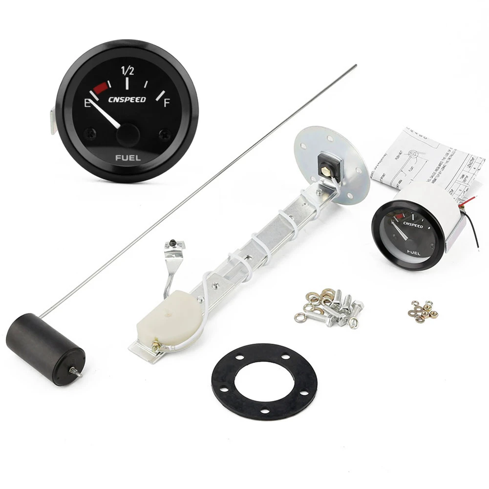 

12V Fuel Gauge Accessories With LED Light Universal Modified Level Sensor Automobile Replacement Parts Interior Meter Car