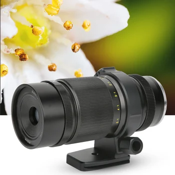 

ZHONGYI 85mm F2.8 Aluminum Alloy Black Manual Focusing 1X-5X Large Aperture Super Macro Lens for Canon EOS-M Mount