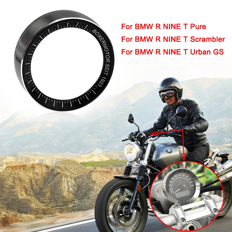 LCFZDQ Compatible avec BMW R NineT RnineT Nine T Pure Scrambler Urban G/S 2014-2022 2015 Support de téléphone Portable pour Guidon de Moto Support de Support GPS, Guidon Argent