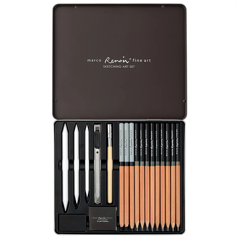 https://ae01.alicdn.com/kf/Hd923a6e42bea4a89b4b56dea5a9564c66/Marco-Sketch-Pencils-Set-Professional-Charcoal-Pencil-Paper-Sticks-Drawing-Kit-with-Eraser-Sharpener-for-Artist.jpg