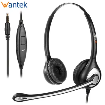 

Wantek A602J35 Noise Headphone 3.5mm Phone Headset for iPhone Samsung Galaxy Huawei Xiaomi Mobile Phone iPad Laptop Mac PC Skype