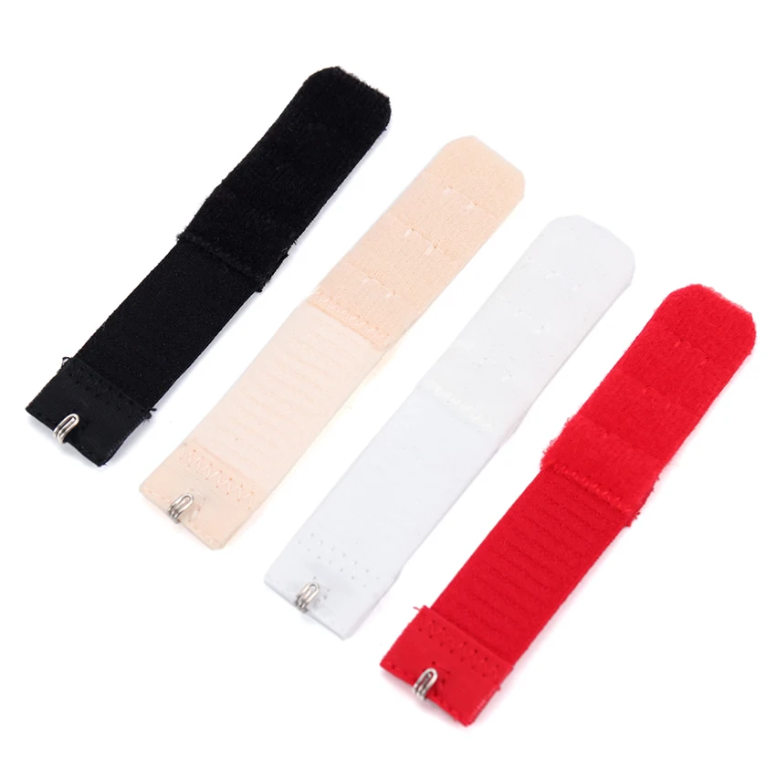 

1PC 3 Rows 1 Hooks Ladies Bra Back Extension Buckle Nylon Elastic On Strap Soft Bra Band Extenders Buckle Underwear Accessories
