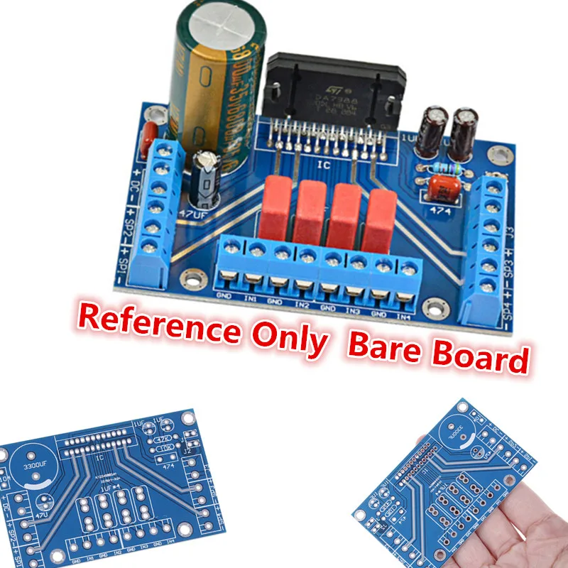 1PCS 12V DC Power Amplifiers TDA7388 Four Channel 4x41W Audio BTL PC Car AMP PCB telephone amplifier