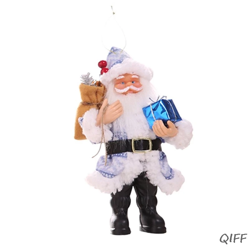 3 Santa Claus Doll Toy Christmas Tree Pendant Ornaments Xmas Gift Home Decor DIY Y1AB - Цвет: 3