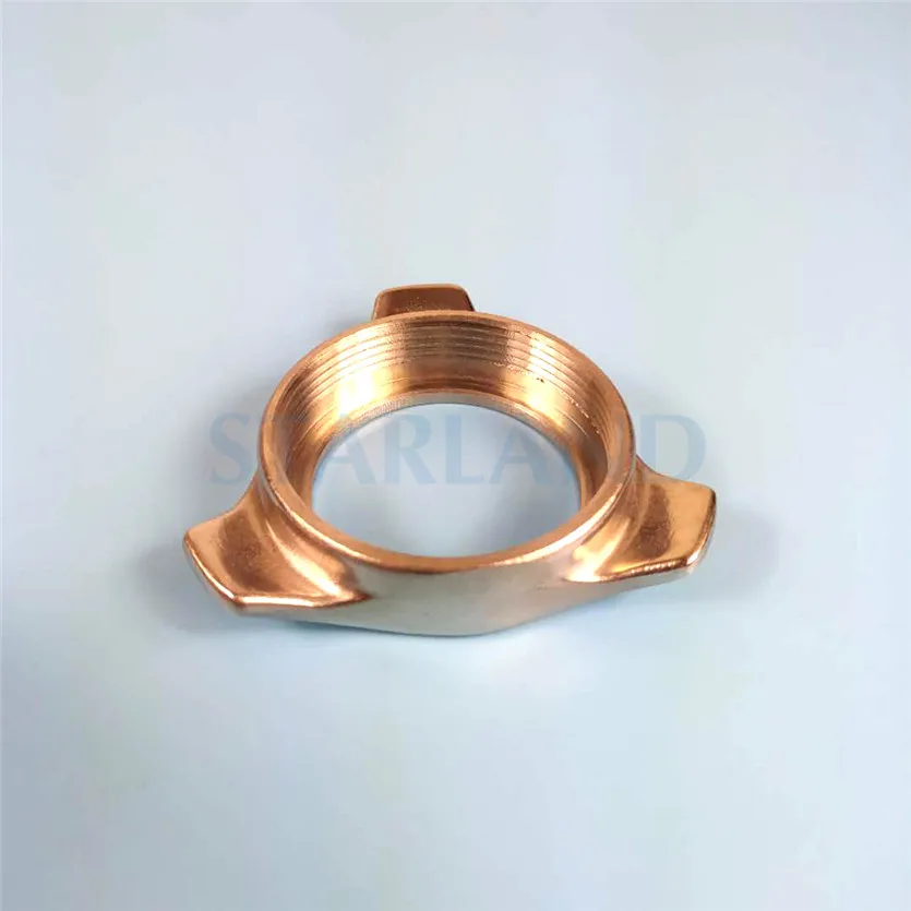 Big Triangle Screw Nut Spare Part for Stainless Steel Churros Machine Accessory Replacement Manual Sausage Stuffer